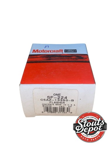 NOS FORD MOTORCAFT C5AZ-13350-B SF224 1965-1973 BLUE PLASTIC FLASHER SF-224 - Picture 2 of 7