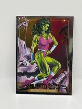 2024 SkyBox Marvel Masterpieces '92 Platinum She-Hulk #82 Marvel Card