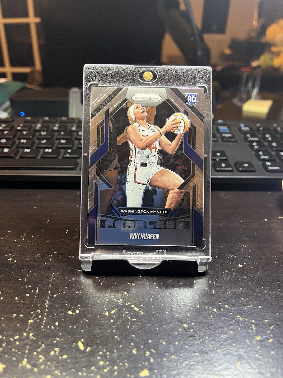 Kiki Iriafen - Fearless Prizm Rookie! #8 - 2025 Panini Prizm WNBA - Mystics!