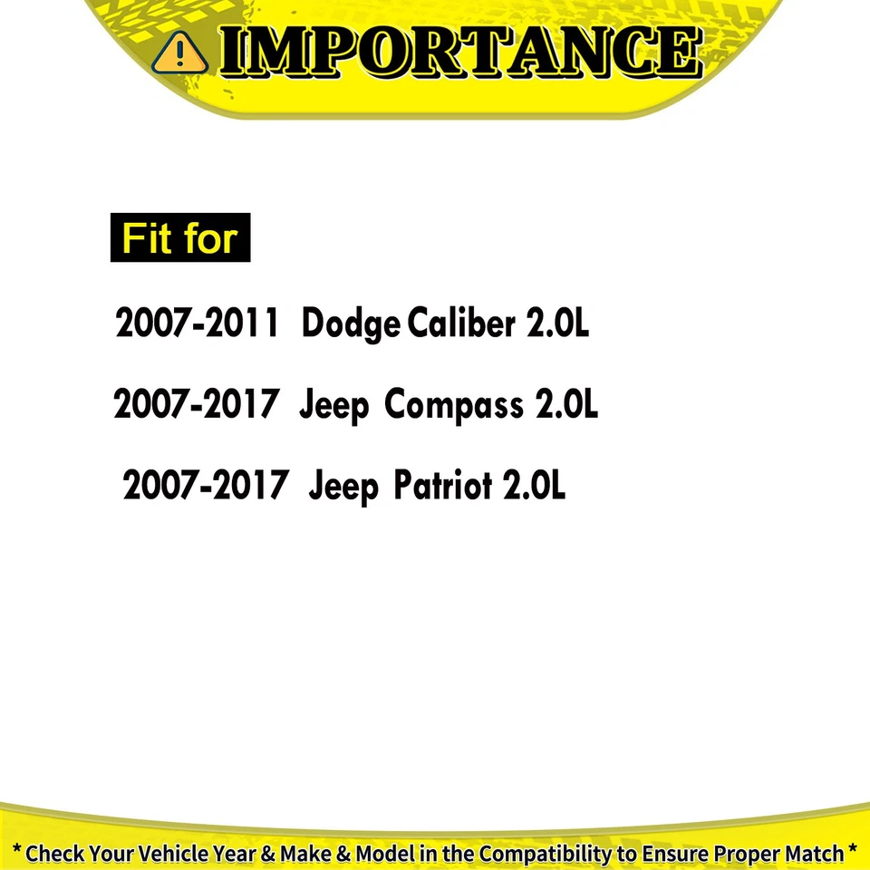 Par de ejes delanteros CV para Dodge Caliber 2007-2011 Jeep Compass 2007-2017 2,0 L Foto 2 de 4