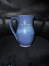 Vintage 6" Handmade Pottery Pitcher