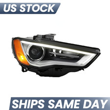 HID/Xenon Headlight For 2015-2016 Audi A3 Projector W/O AFS Passenger Side