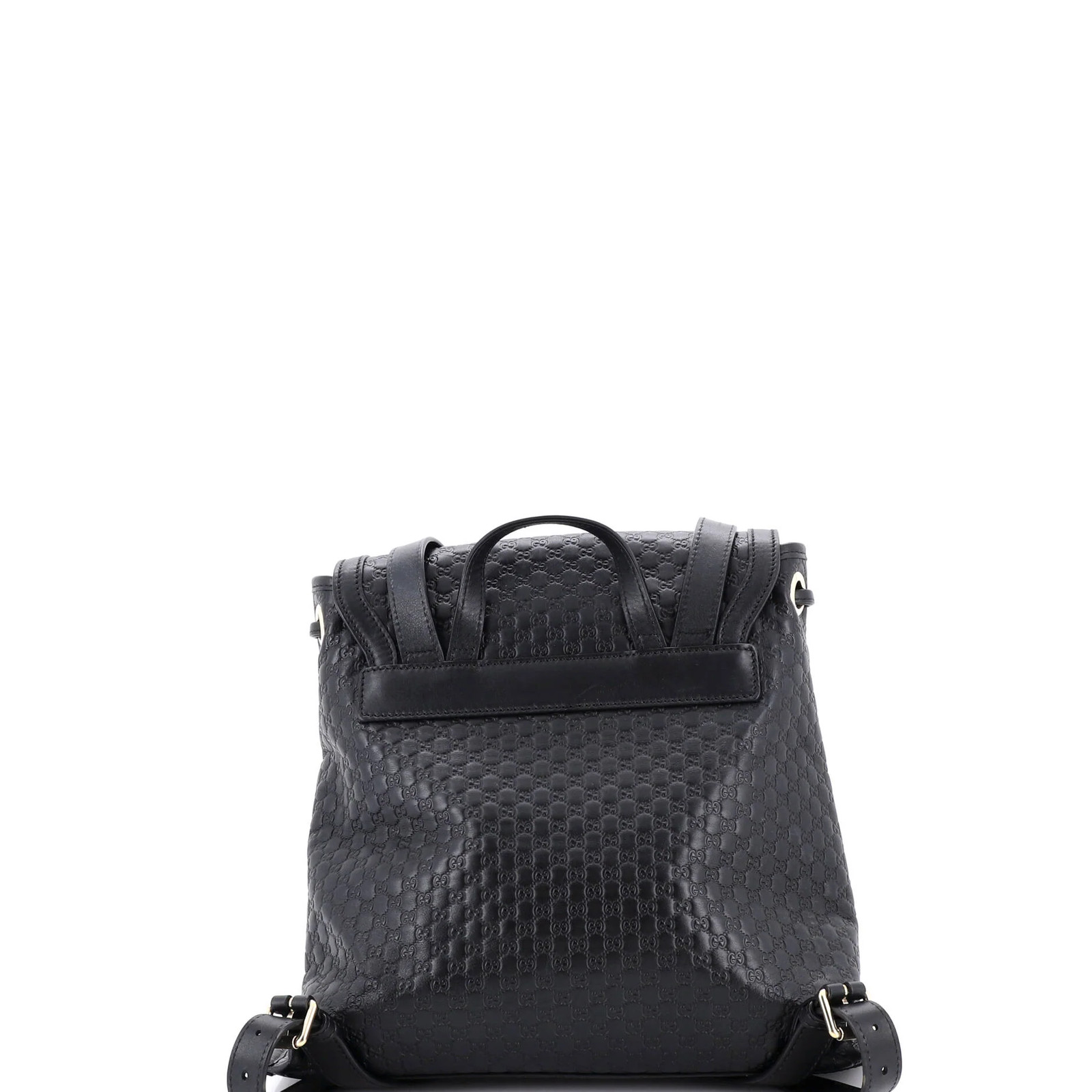 Gucci Drawstring Flap Backpack Microguccissima Le… - image 3