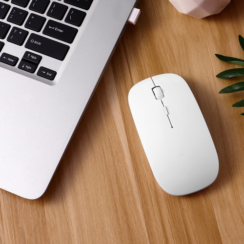 LEDMOMO 2.4GHz Portable Slim Mouse USB 1200 DPI Mini Mouse Optical Wireless - Picture 2 of 12