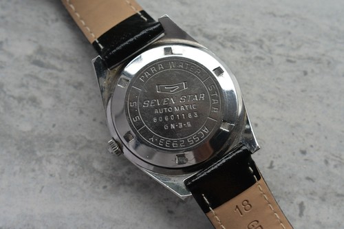 June 1968 Citizen Automatic Watch Seven Star Day Date Vintage Men's Leather - Picture 21 of 21