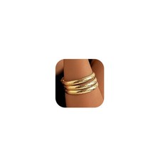 Gold Bangles for Women Bangle Bracelets Chunky Bangles Bracelets Non Tarnish Gol