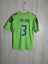 Nike On Field Seattle Seahawks Russell Wilson Green Jersey 3 Sz Youth Large