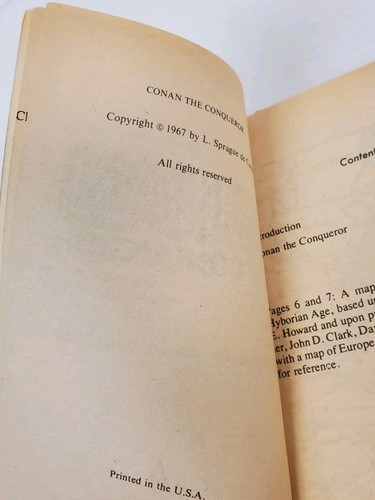 Lot 3 paperbacks Robert E Howard CONAN-The Wanderer, The Conqueror, Of Aquilonia - Picture 14 of 15