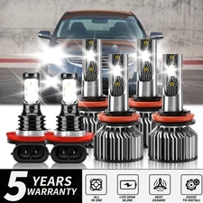 For Nissan Altima 2007-18 LED Headlight Bulb High&Low Beam Fog Light Kit 6500K