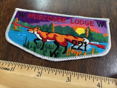 Muscogee Lodge 221 WWW Vintage Boy Scout Patch OA - Picture 4 of 7