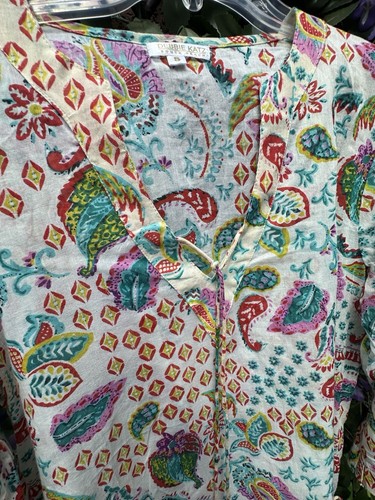 DEBBIE KATZ SOUTH BEACH Tunic Dress Swim Cover Up Multicoloured- Size S BNWOT - Picture 4 of 17