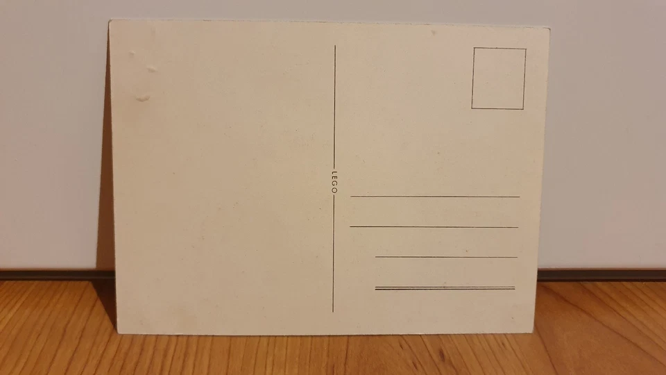 LEGO System vintage Postcard 60er 50er 50s 60s promo rare classic mursten 1:87 - Bild 2 von 3