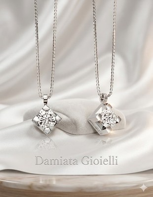 Recarlo Damen Leuchtpunkt Halskette in Weißgold und Diamant P30PX350/013-45-1