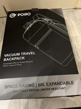 Plecak próżniowy Poso/LOKASS - z pompką - 60l - 17" komora na laptopa - zamek TSA