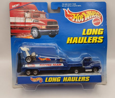 1997 Hot Wheels Racing Team Dragster & Semi Truck - Long Haulers - New