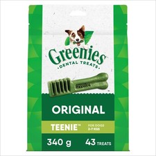 Greenies Veterinarian Recommended Adult Natural Dental Dog Treats Teenie Size