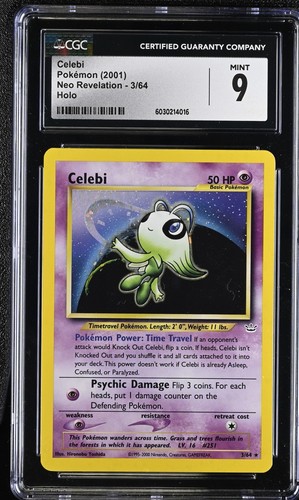 Celebi (Unlimited) graded CGC 9 for sale on eBay