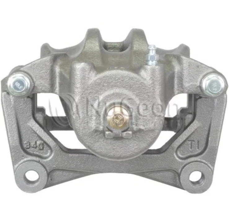 Pair of Disc Brake Caliper with Installation Hardware fits 03-07 Nissan Murano - Image 3 of 4