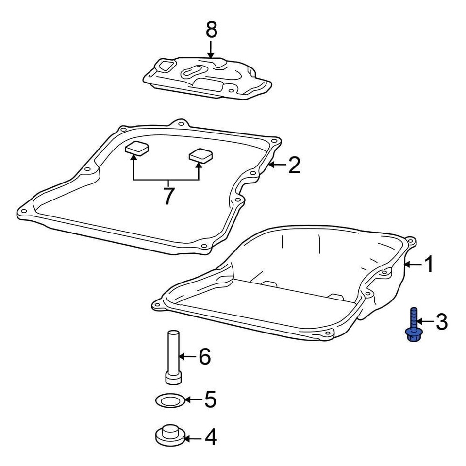 For Volkswagen Tiguan 2009-2024 Volkswagen WHT000309 Transmission Oil ...