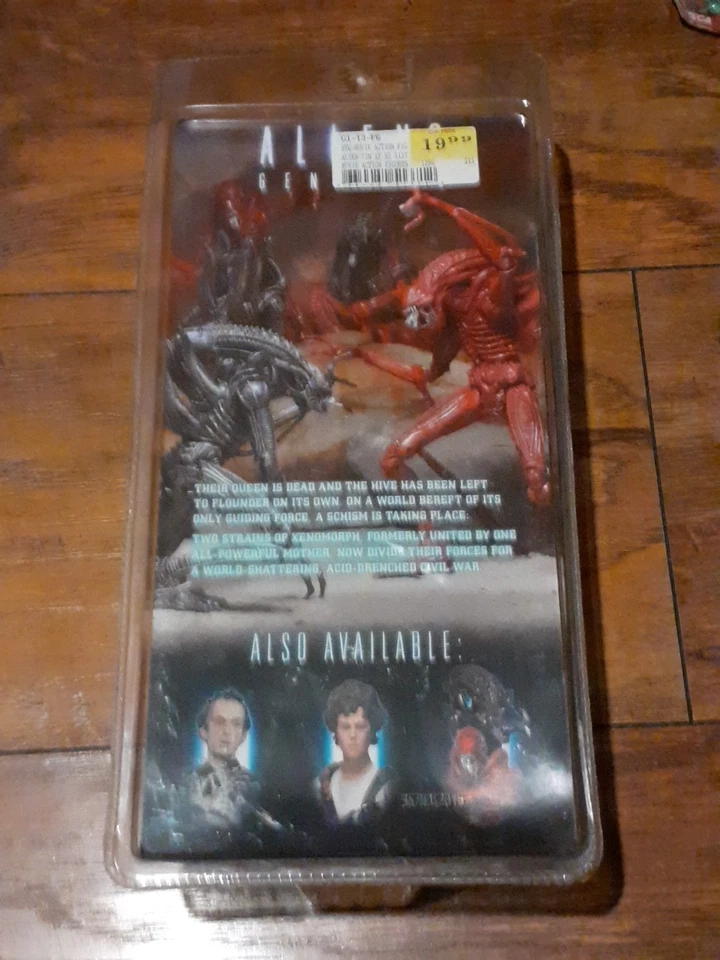 Экшн-фигурка ЧЕРНОГО ВОИНА КСЕНОМОРФА NECA Aliens Genocide серия 5 7 дюймов - Изображение 2 из 3