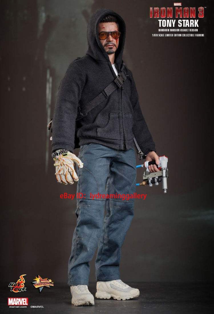 Hot Toys MMS209 Iron Man 3 The Mechanic Tony Stark 1/6 Limited
