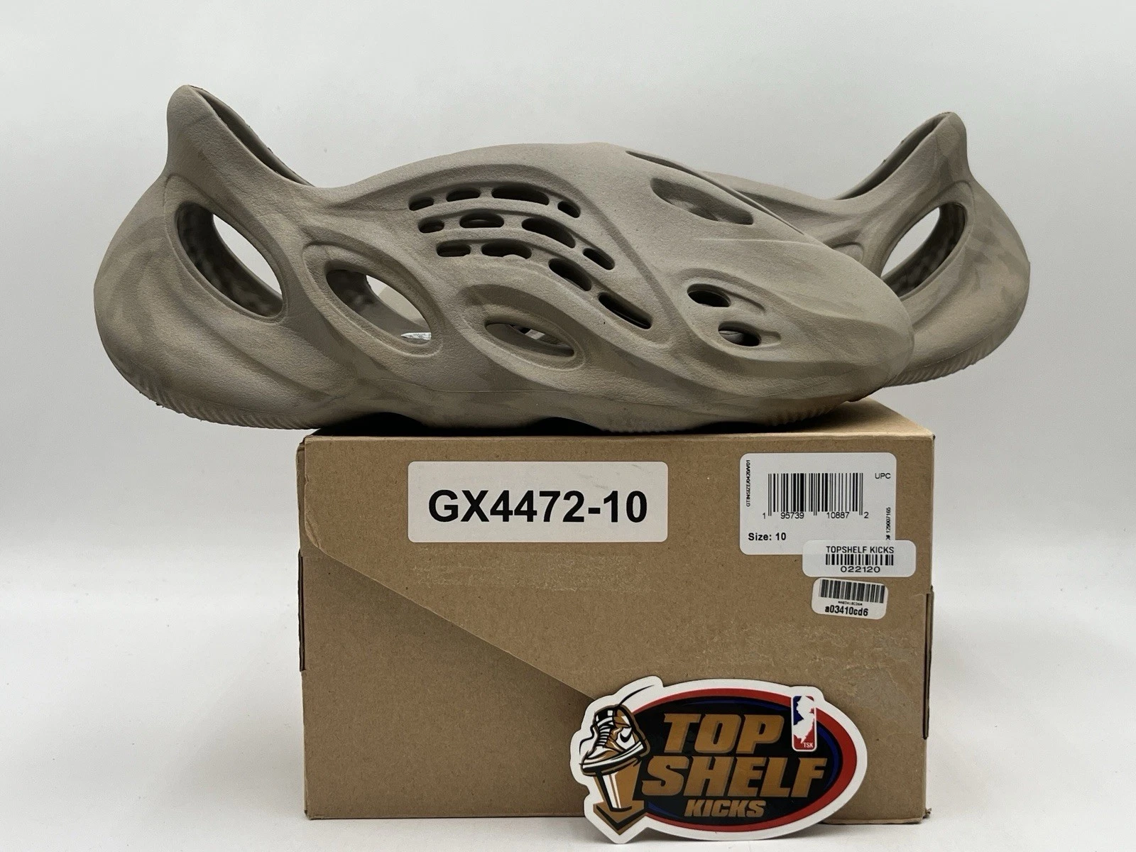 Adidas Yeezy Foam Runner Stone Sage 2022 taglia 10 autentiche Kanye West usate