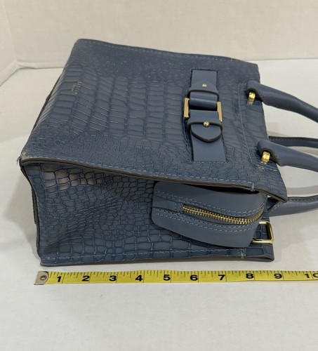 Radley Agnes Street Faux Bag Croc Effect & Buckle Detail Blue H5901425 - Picture 19 of 24