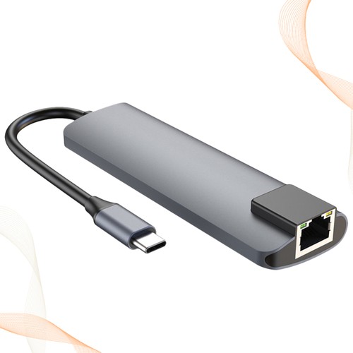 5-in-1 USB Chub Type-c with PD Charging Port Network Hub Multi-function Hub - Afbeelding 9 van 11