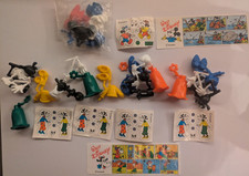 Steckfiguren MICKY und seine FREUNDE Aufkleber auf FOLIE 1987 + BPZ z.aussuchen