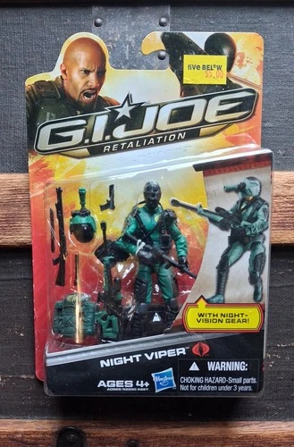 New ListingGi Joe Retaliation Night Viper w/ Night Vision Gear 2012 MOC Sealed
