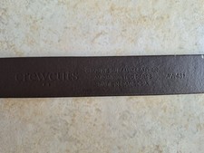 Crewcuts Buffalo Leather Belt Small