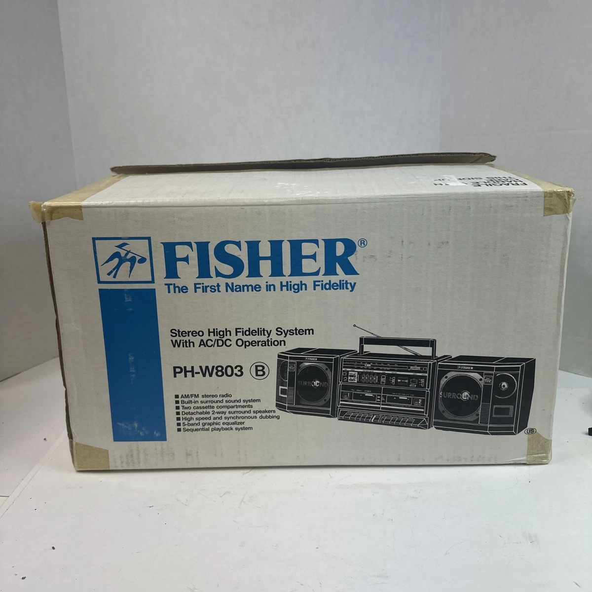 Fisher Black Portable Stereos & Boomboxes for sale | eBay Fisher Black Portable Stereos & Boomboxes for sale | eBay