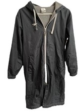 Speedo Swim Parka Jacket Unisex XXS Black Gra...