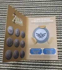 Legend Of Zelda Breath Wild Collectible Coin Hylian Crest - Thinkgeek - Unused