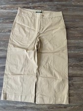 Ralph Lauren Tan Wide Leg Size 8 New no tags 