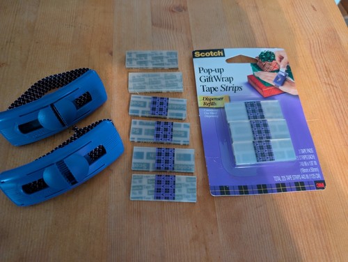 2 Scotch Pop-Up Geschenkpapier Spender Klebeband Nachfüllpackungen 600+ 75 Streifen/Pad, 9 Pads  - Bild 2 von 7