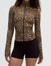 LULULEMON DEFINE JACKET CROPPED NULU~TRUE LEOPARD MULTI~0~2~4~6~8~10~12~14~NWT