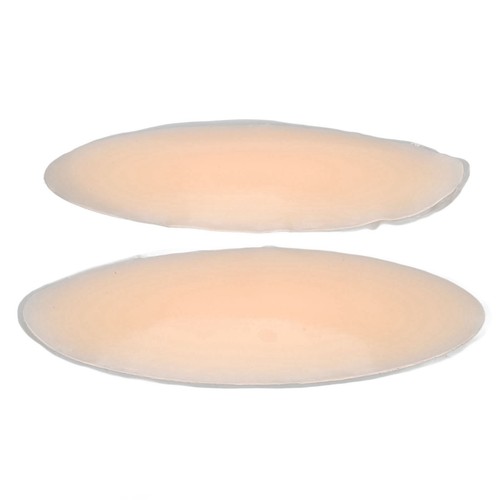 2pcs 180g Leg Gel Pad Beige Silicone Adhesive Calf Pads Soft Women Straight HPT