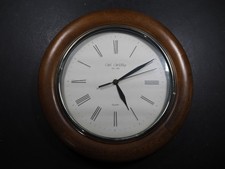 Wm Widdop Wooden Wall Clock Quartz Working