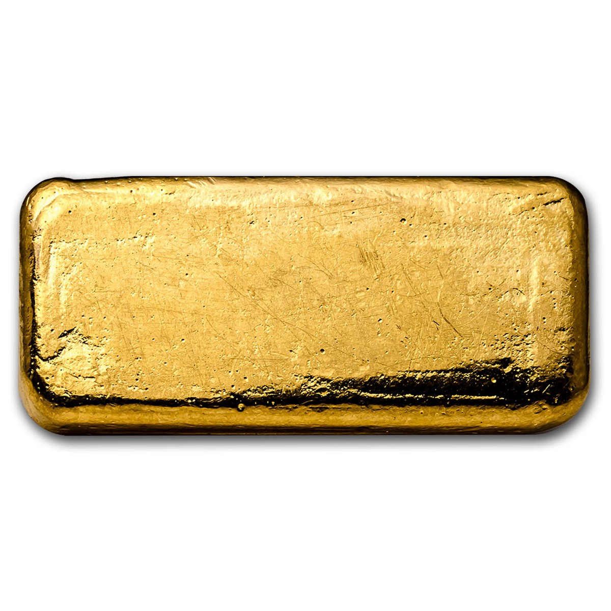 Chapado en Laton ゴールド　Mg2b Chapado en Laton ゴールド Mg2b 2 oz Gold Bar - Engelhard