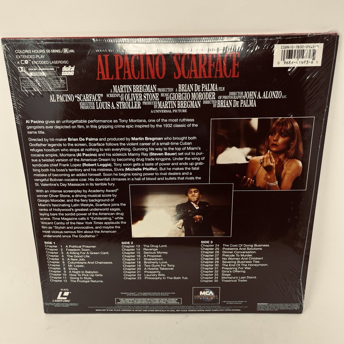 Scarface (Laserdisc) for sale online | eBay