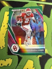 2021 Panini Prizm Draft Picks Football Cee Dee Lamb Green #48 Sooners/Cowboys