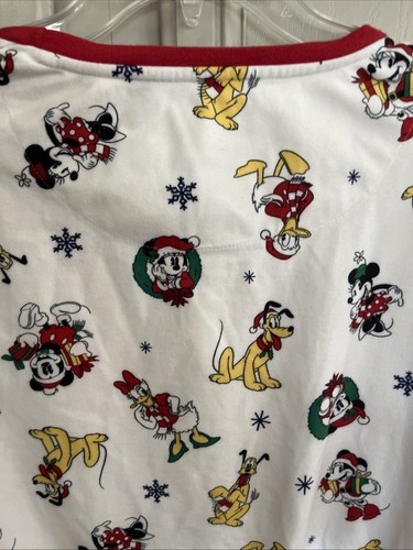 Disney Christmas Sleepwear Pajama Shirt Long Sleeve Size 4-6 S - Picture 10 of 13