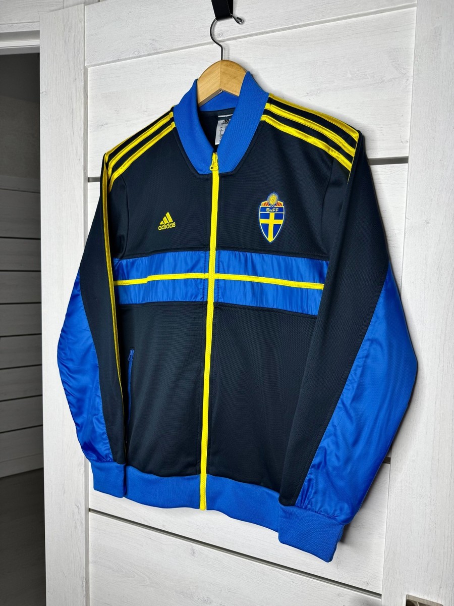 Adidas Sweden National Team Football Anthem Track Jacket 2012/13