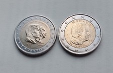 2 euro 2pcs Luxemburg Commemorative 2005 & Monaco 2021