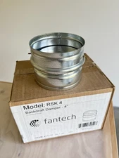 Fantech 4" Backdraft Damper - Model RSK 4 - Item# 411112