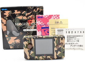 SNK Neo Geo Pocket Console Brown Camouflage w/Box Rare Tested Japan 1999
