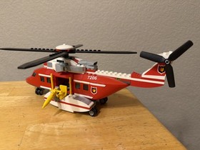LEGO CITY: Fire Helicopter set (7206). 100% Complete