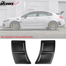 Fits 15-21 Subaru WRX & STI Rear Bumper Air Vent Corner Fender Cover Matte Black
