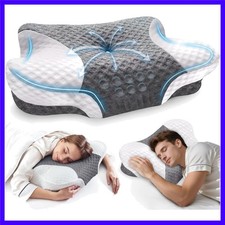 Cervical Neck Pillows with Memory Foam - Neck Pillows for Pain Relief Contour...